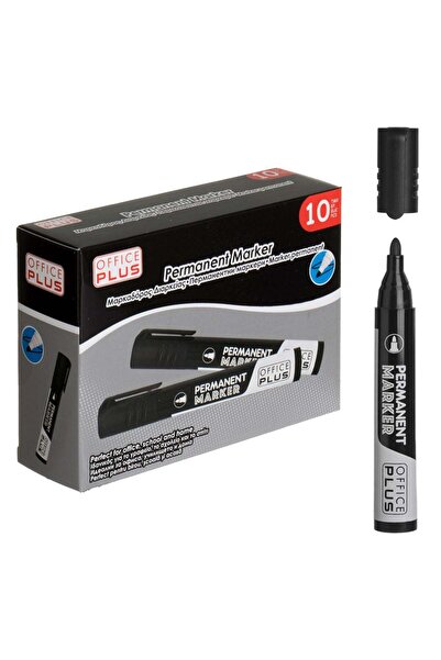 OEM Set Markere Mari Permanente Negre - 10buc