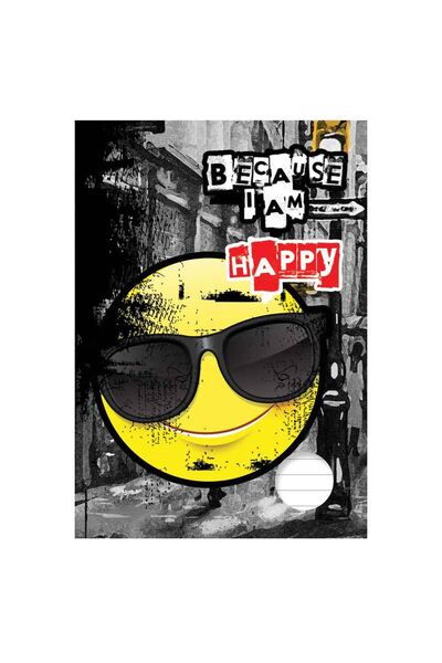 OEM Caiet A5 Dictando Coperta cu Model Emoji - 60File