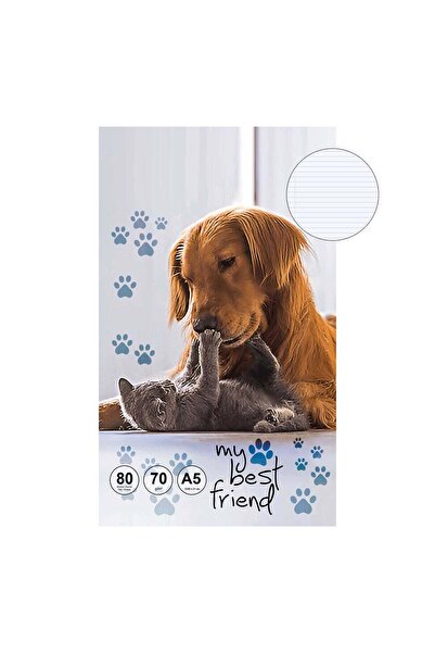 OEM Notebook A5 Puppy Cat "My Best Friend" - 80F