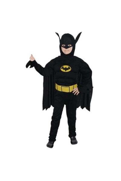 Generic Batman Superhero Cosplay Costume Set for Kids – Perfect for Theme Par...