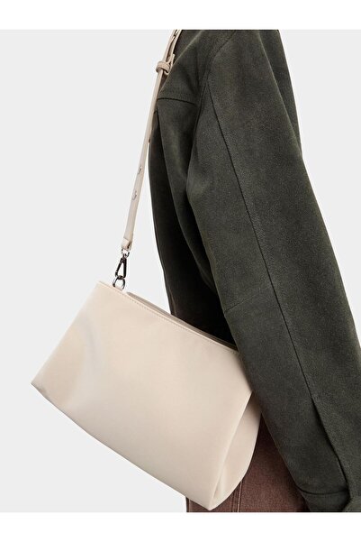 PARFOIS Kadife Dokulu Omuz Çantası