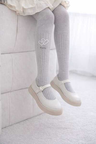 gigigiyim قماش مجدّل جوارب طويلة مختلفة للأطفال من مطبوع فتيات