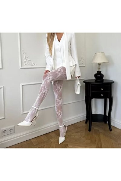 Guest Concept Kadın Çiçek Desenli Külotlu Çorap