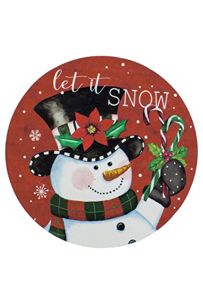 OEM Suport Pahare de Craciun cu Model Om de Zapada Ø10cm