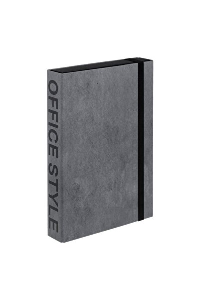 OEM Mapa Gri Stone cu Elastic 24x5x35cm