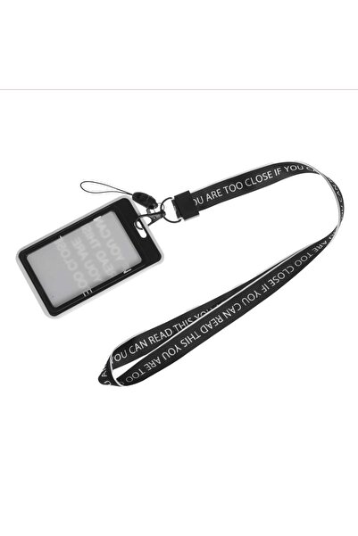 OEM Ecuson Legitimatie cu Snur Negru Too Close