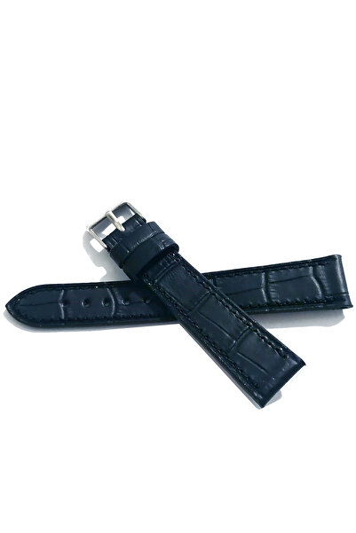 FADO Genuine Leather Watch Band Compatible with Every Watch Dark Navy Blue 16...