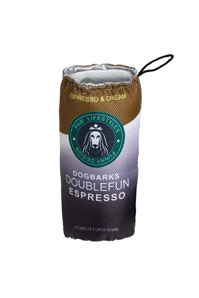 OEM Realistic Brown Box Toy with Sound Effect for Dogs 7x7x16cm