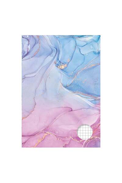 OEM A5 Mathematics Notebook Marble Pattern Cover - 60 Sheets