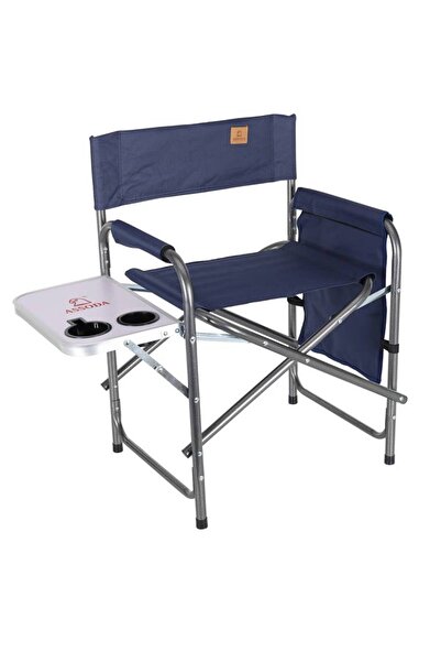 Assoda Folding Camping Chair with Side Table and Pocket