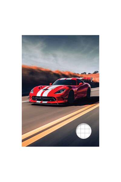 OEM A5 Geometry Notebook with Car Model Cover - 24 Sheets