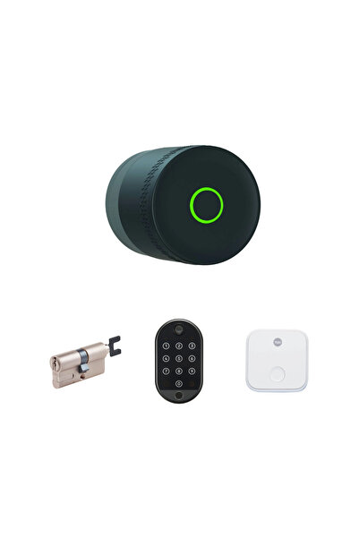 Yale Linus L2 Lite Akıllı Kilit Seti Siyah Linus, Barel, Parmak Izli Tuş Takı...