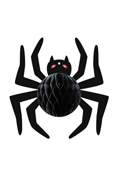 OEM Decorative Halloween Black Paper Spider 18.5x18.5cm