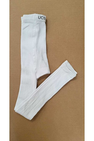 Uçs Pachet de 6 Colanti Albi pentru Fete cu varste intre 5-12ani