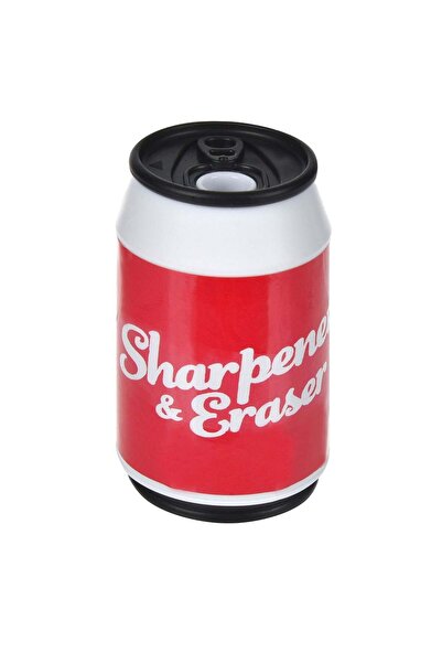 OEM Cola Can Shaped Pencil Sharpener with Eraser