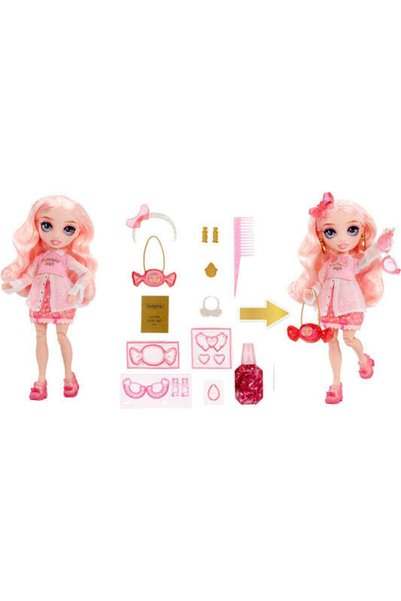 Rainbow High Păpușa Bella din gama Crystal Fashion - Stilată cu accesorii strălucitoare