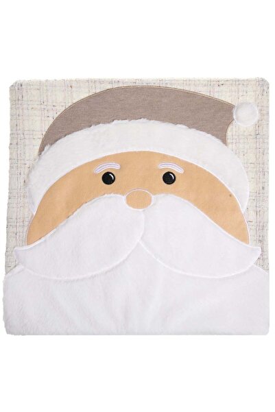 OEM Decorative Christmas Pillowcase Ecru with Santa Claus Pattern 45x45cm