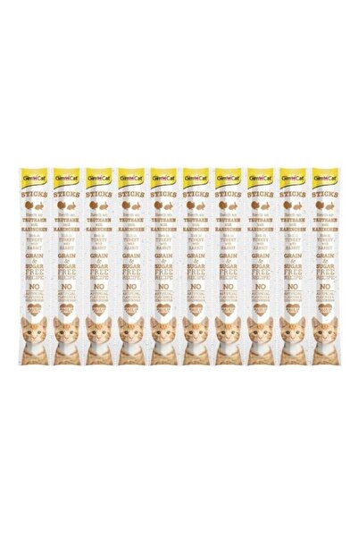Gimcat Sticks Hindi Ve Tavşan Etli Çubuk Kedi Ödül Maması 1 Adet 50 Gr