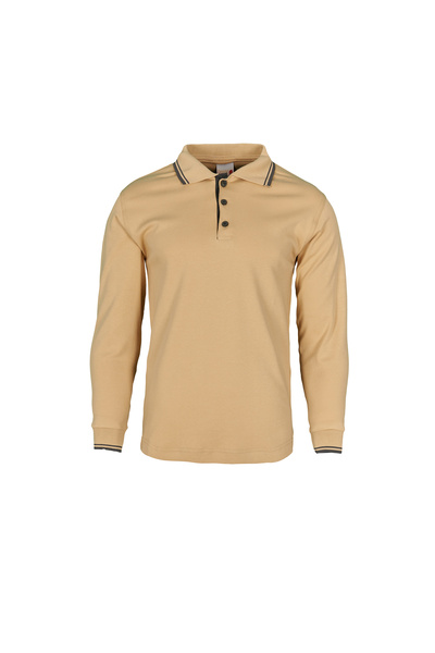 Baran Işık Bluză de trening pentru copii cu mânecă lungă și guler polo