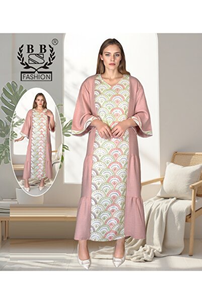 bbs fashion Women's dress with a distinctive, elegant layered design