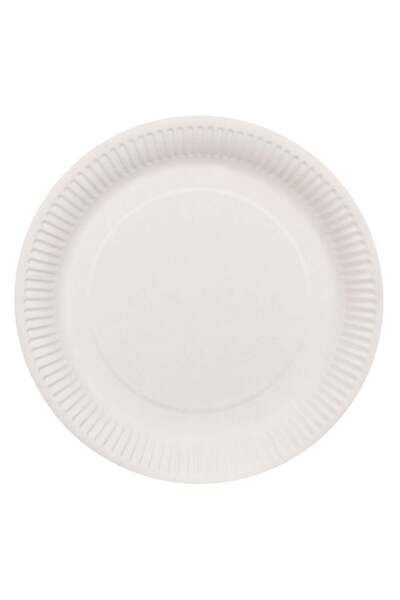 OEM ECO White Plates 23cm - 10pcs