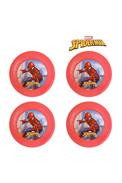 OEM Reusable Plastic Party Plates Red Blue with Spiderman Pattern Ø21cm - 4pcs