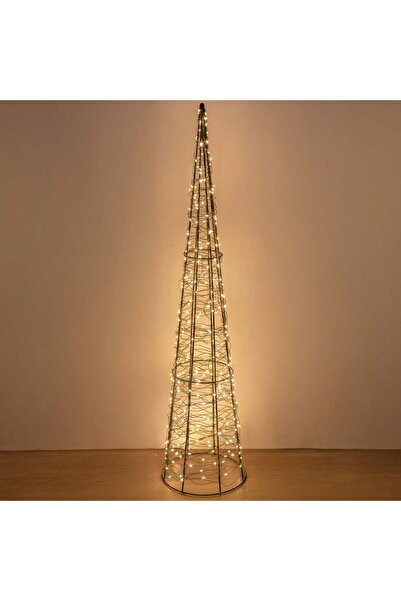 OEM Decorative Christmas Light Cone with Black Wire & 300 LED Bulbs 8 Functio...