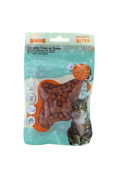 OEM Salmon Flavored Snacks for Cats - 60g