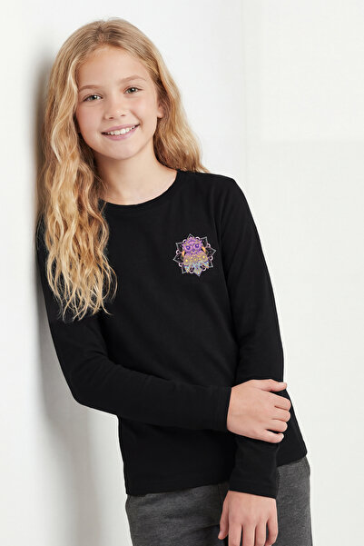 par lingerie pl Μακρυμάνικο μπλουζάκι για κορίτσια με τύπωμα B11