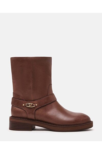 Steve Madden حذاء بوت بني متوسط ​​الطول للنساء من ماركة لوب هول