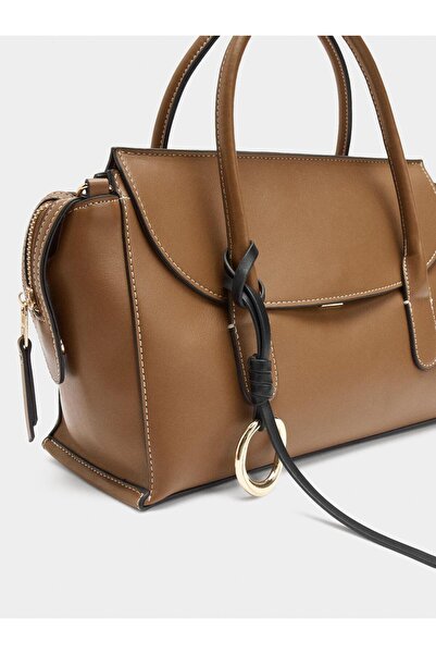 PARFOIS Kapaklı Düz Tote Çanta