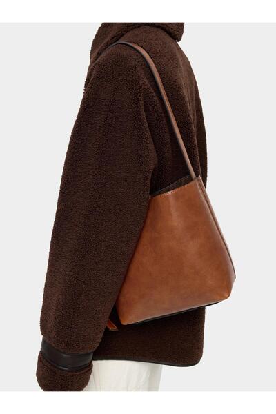 PARFOIS Doku Efektli Omuz Çantası