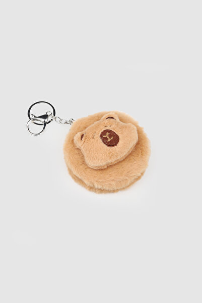 La La'Graccio Paris حقيبة لاغراكيو باريس المزينة بشخصية دب قطيفة ومرآة مكياج ...