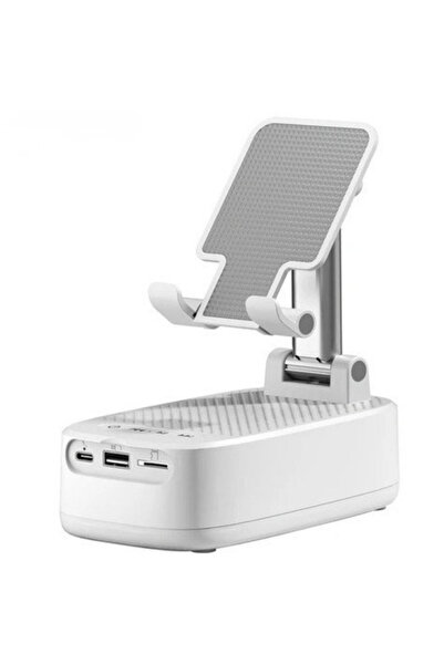 NewRixing TrioSound 6W – Kablosuz Hoparlör + Telefon Standı + Power Bank