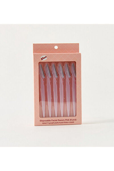 GLOO مجموعة شفرات حلاقة الوجه غير المؤلمة المكونة من 6 قطع