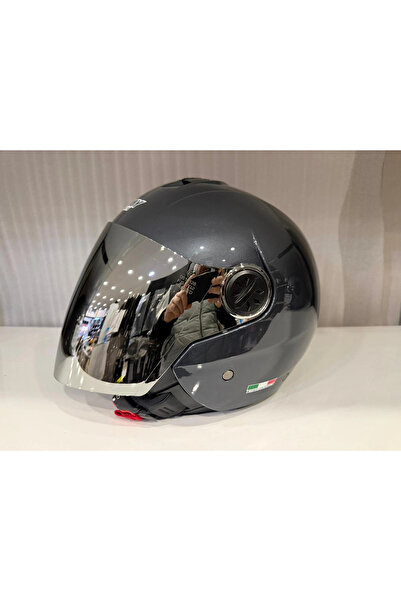 Sway KASK SW 715 HD GREY (Aynalı Vizör)