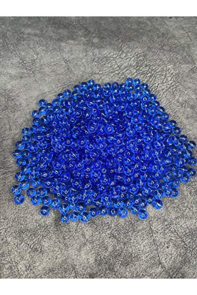 Mos Tespih 10 γραμμάρια 15 τεμάχια μπλε γυάλινες χάντρες 8 χιλιοστών Χάντρες ...