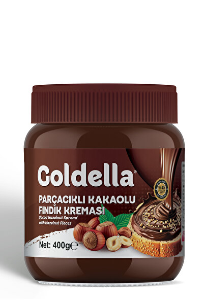 Goldella Parçacıklı Kakaolu Fındık Kreması (%15) 400 g