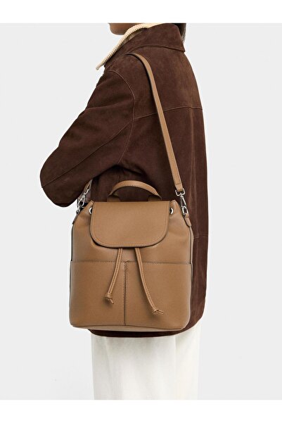 PARFOIS Dokulu ve Kapaklı Sırt Çantası