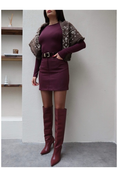 ESRAHELVACI Belted Skirt