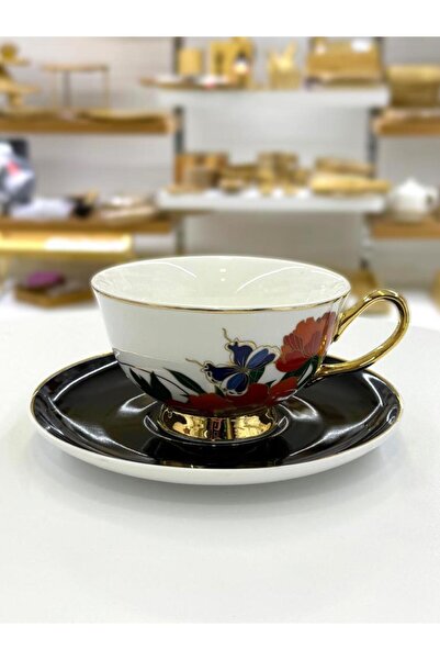 Mikasa Moor EMILY TEK KİŞİLİK ÇAY FİNCANI DESEN1