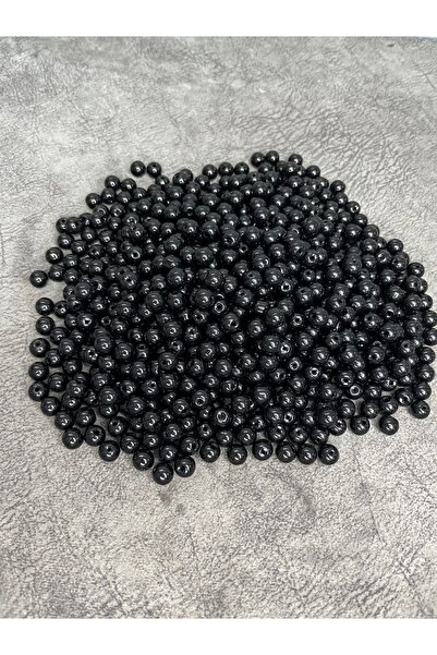 Mos Tespih 10 Gram 15 Adet Siyah Oniks Doğaltaş Boncuk 8mm Takı Boncuğu