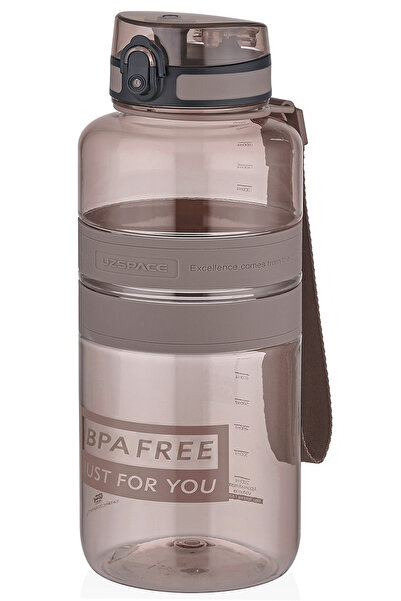 Uzspace زجاجة مياه تريتان 1500 مل 1.5 لتر حجم كبير ألوان متجددة