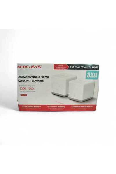 ORMO Mercusys Halo S3(2-Pack) 300mbps Tüm Evi Kapsayan Wifi Mesh Sistemi Halo...