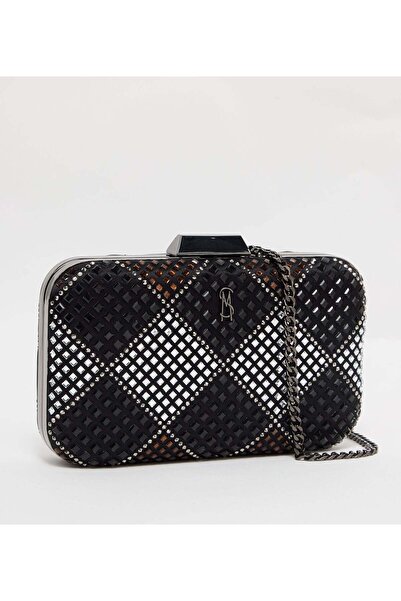 Steve Madden Badelaid Women's Black Multicolor Clutch