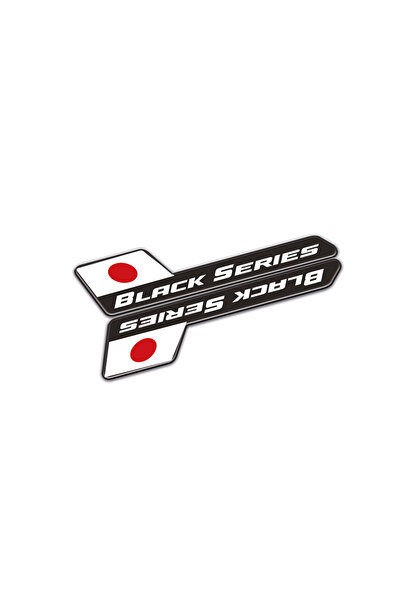 Redline Grafik Japon Bayraklı Black Edition Sticker Arma 2 Adet 3D Universal