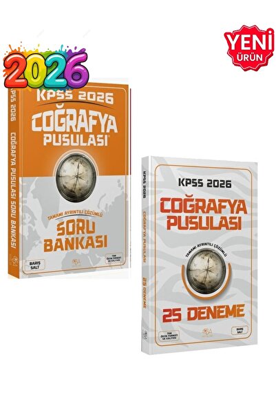CBA Akademi 2026 - KPSS Coğrafyanın Pusulası Tamamı Çözümlü Soru Bankası + 20...