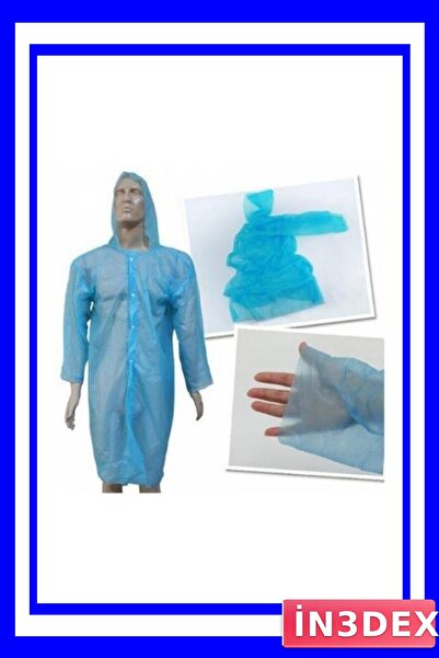 İN3DEX Disposable Waterproof Raincoat 140X150Cm