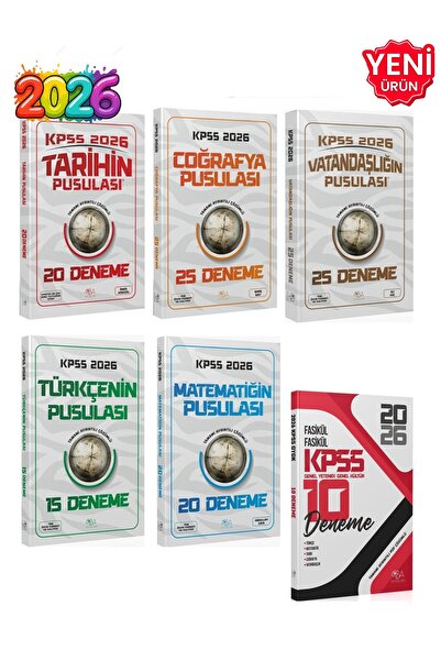 CBA Akademi 2026 - KPSS Lisans Tüm Dersler Tamamı Çözümlü Branş Deneme Seti +...