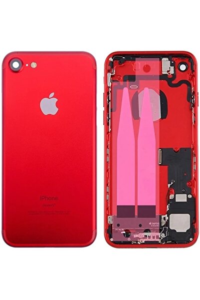 Asia Apple İphone 7 full Dolu Kasa Kapak + Tamir Seti Kırmızı